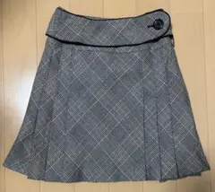 any sis ラメ入チェック プリーツミニスカート 2