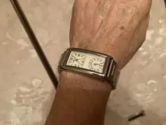 WEI PENG デュアルタイム 腕時計 ユニセックス スクエア電池2個交換済 