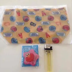 USJ エルモ バッジ&ミニバック 非売品