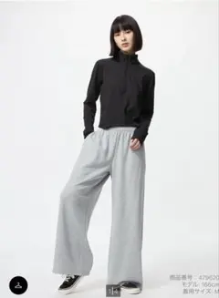 スウェットワイドパンツ ワイドパンツ