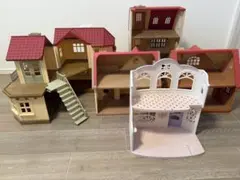 シルバニアファミリー 家と付属品まとめ売り