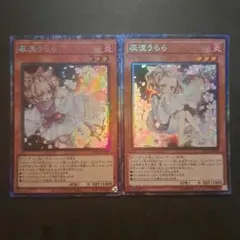 遊戯王　灰流うらら　コレクターズレア　絵違い　通常　セット