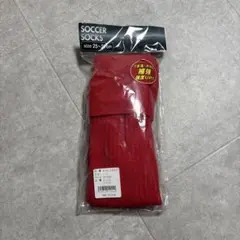 SOCCER SOCKS レッド 25-27cm