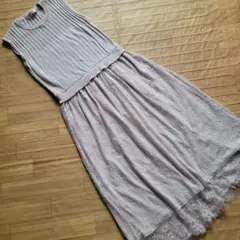 MISCH MASCH　ノースリニットドッキングワンピ　ドレス