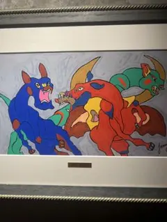 美品　ジミー大西　【ジレンマ】　直筆サインあり 2025年最新】ジミー大西 版画の人気アイテム - メルカリ