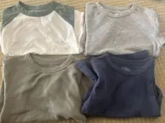 西松屋　無地半袖Tシャツ　120cm 4枚セット