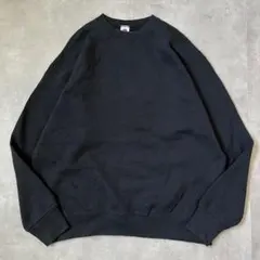 フルーツオブザルーム スウェット 古着 00s 無地 XL 黒 17105