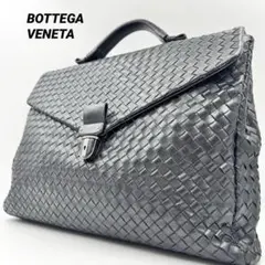 BOTTEGA VENETA ビジネスバッグ　ブラック　オールレザー　A4収納