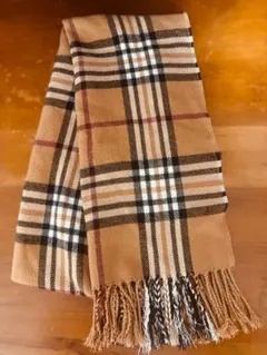 マフラー　ストール　チェック