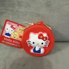 ハローキティ　ぷっくりシリコンミニポーチ