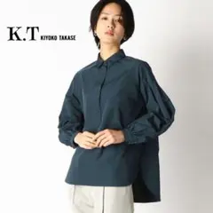 美品/KTキヨコタカセ ボリュームスリーブ プルオーバーシャツ 5号/XS〜Sのサムネイル