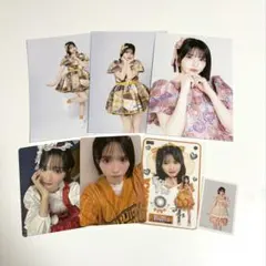 鎮西寿々歌 生写真・トレカ・ステッカー セット