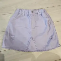 BREEZE 薄紫 ダメージスカート 130