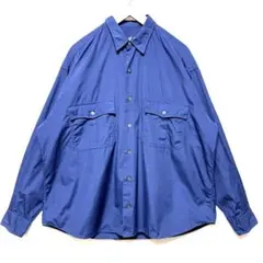 Lサイズ！PorterClassic ロールアップピンドットシャツのサムネイル