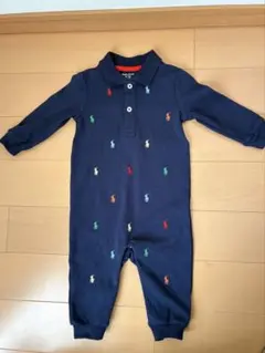 PALPH LAUREN ネイビー ロンパース　9M