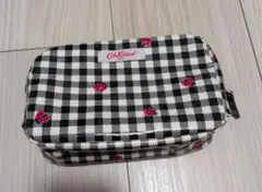 Cath Kidston ギンガムチェック てんとう虫 ポーチ ミラー付のサムネイル