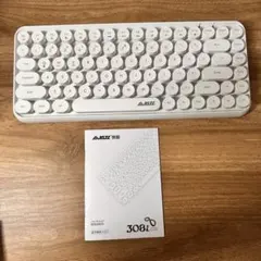 AJAZZ 308i Bluetoothキーボード 白のサムネイル