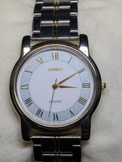 【稼働美品】SEIKO LUCENT クォーツ 腕時計 ローマンインデックス