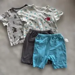 ユニクロ / UNIQLO 絵本　ドライパジャマ　半袖　2セット　80