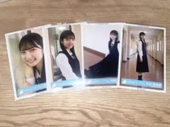日向坂46 竹内希来里 ブルーベリー&ラズベリーMV制服 生写真 4種コンプのサムネイル