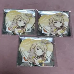 学マス GIGO ハート缶バッジ 藤田ことね