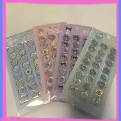 お早めに♪サンリオおはじきふうシール　シナモロール♪ハンギョドンクロミマイメロ