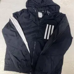 adidas ブラック ナイロンジャケット JS/5