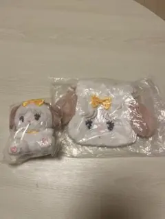 mikko SOUFFLE スフレ　フェイス巾着&ぬいぐるみキーホルダー　ガチャ