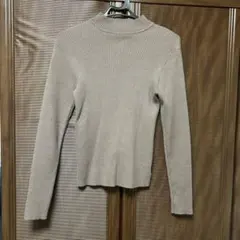 ハイネックリブニットトップス[cu441]サイズM モカ　グレイル　GRL