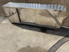 厨房機器 店舗用品 キャビネット扉 スライド扉付作業台 2045×400×770 厨房機器 店舗用品 キャビネット扉 スライド扉付作業台 2045×400×770