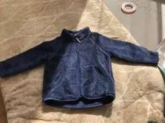 H&M ベビー フリースアウター ネイビー 92