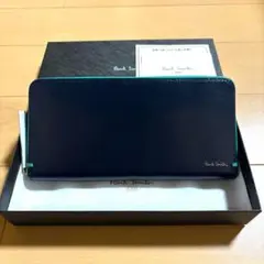 Paul Smith 長財布　カラーコンビパルメラート　未使用保管品　黒　完売