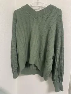 MRMITTENS グリーン　長袖　ニットのサムネイル