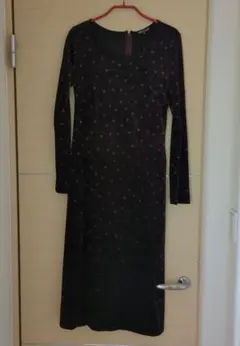 コムサ・デ・モード　ワンピース　エンジ色