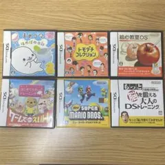 DSソフト　6本セット　まとめ売り　スーパーマリオブラザーズ　まめゴマ　トモコレ