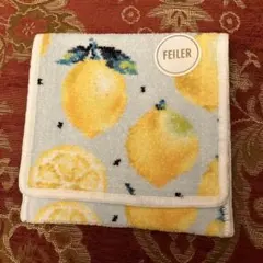 FEILER レモンドット　ハンカチポーチ