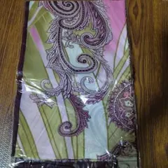 ペイズリー柄シルク風スカーフ