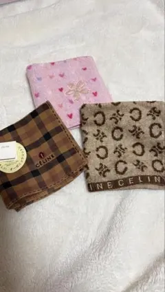 【新品あり】CELINEハンカチ３枚セット