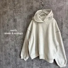 earth music & ecology メルトンカットフーディー　アイボリーのサムネイル