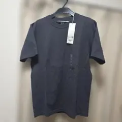 タグ付き Uniqlo U クルーネックTシャツ 半袖 チャコール Sサイズ