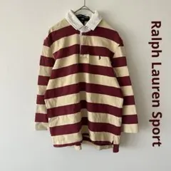 【ラルフローレン】Ralph Lauren Sport ラガーシャツ M 七分袖