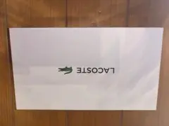LACOSTE ブラックレザーベルト 調整可能