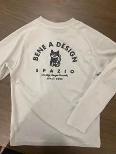 SPAZIO バックプリント長袖シャツ 140