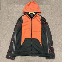 【R29】 adidas アディダス ジップパーカー サイズ3XO オレンジ