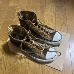 【希少】Converse All Star ハイカット コーデュロイ チェック柄
