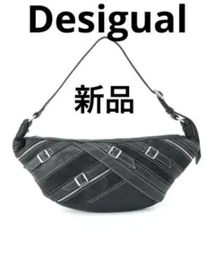 Desigualデシグアル テクスチャーパッチワーク ミニバッグ 新品未使用