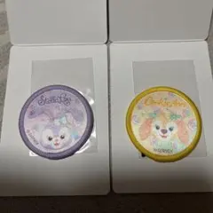 『ダッフィーフレンズ20周年カラフルハピネスワッペン　２点セット』