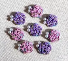 【水引】梅結び 3本取り　パープル☆