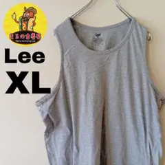 USA古着 Lee　タンクトップXL　グレー