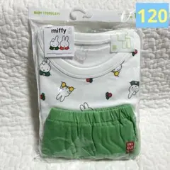 新品未開封 ユニクロ ドライパジャマ(半袖)miffy ミッフィ グリーン120